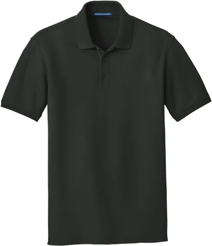 Vista 7 de Port Authority Unisex Core Classic Pique Polo Negro profundo