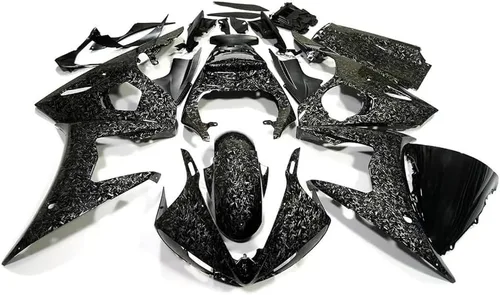 Vista 9 de Carenado para Yamaha YZF R6 2003-2005 y YZF R6S 2006-2009 (06 llamas rojas)