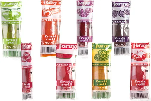 Vista 6 de Joray Paquete de surtido de rollos de fruta (8 sabores) 24 unidades, paquete de 0.75 onzas