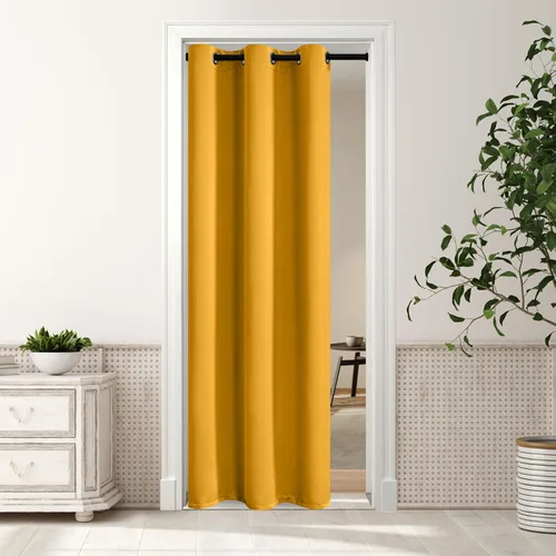 Vista 38 de MYSKY HOME Cortinas Aqua para Armario para Entrada Cortina Opaca para Puerta para Sala de Estar Cortina Oscurecedora de Habitación con Ojales