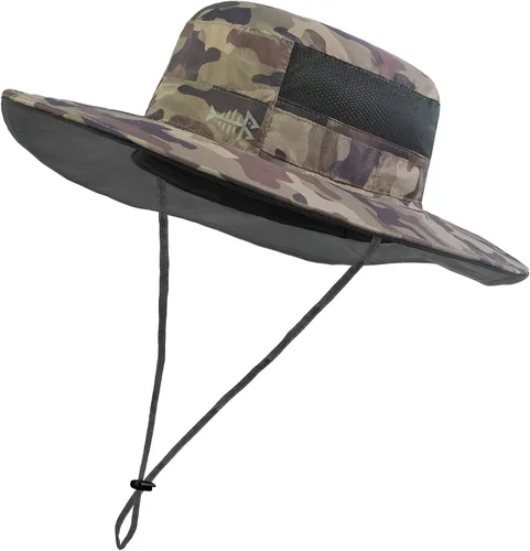 Vista 27 de BASSDASH Sombrero de pesca solar UPF 50+ resistente al agua con solapa desmontable para el cuello