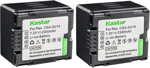 Vista 6 de Kastar Paquete de 4 baterías de repuesto CGA-DU14 para Panasonic CGA-DU06 CGA-DU07 CGA-DU12 CGR-DU12 CGA-DU14 CGR-DU14 CGA-DU21 CGR-DU21 VW-VBD060