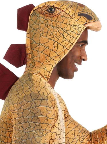 Vista 4 de Disfraz de estegosaurio espinoso para adultos, disfraz de dinosaurio para hombre