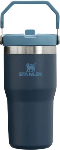 Vista 114 de STANLEY IceFlow 2.0 - Vaso con pajilla abatible con asa, 30 onzas, tapa giratoria y popote abatible, botella de agua a prueba de fugas, acero Tiza