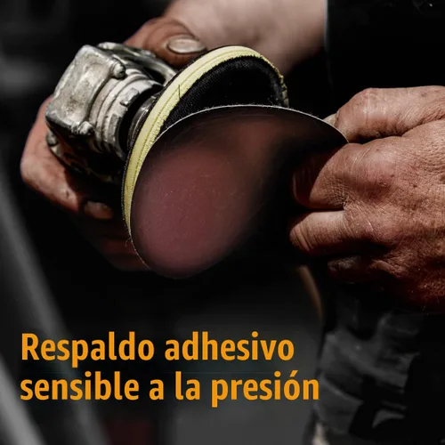 Vista 3 de POWERTEC 10 discos de lijado PSA de grano 80 de 12 pulgadas, papel de lija autoadhesivo de 12 pulgadas para paneles de yeso, carpintería, pintura