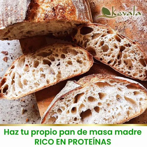 Vista 6 de Kevala Harina de sésamo orgánica alta en proteínas, 2 libras, harina keto