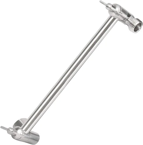 Vista 11 de NearMoon Brazo de ducha ajustable con conexión universal, brazo de extensión, ángulo de ajuste para mejorar la experiencia de ducha, fácil