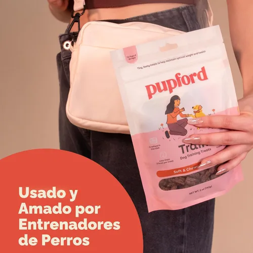 Vista 5 de Pupford Golosinas de entrenamiento suaves y masticables para perros y cachorros (carne de res, 5 onzas)