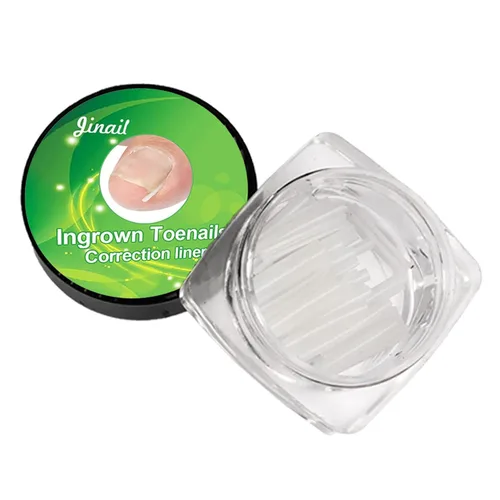 Vista 2 de Kit de tiras correctoras de uñas encarnadas, 10 piezas de tiras correctoras de uñas encarnadas, tiras alisadoras de uñas encarnadas, clips