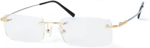Vista 13 de Agstum Blue Light Blocking Glasses - Flexible Rimless Titanium Alloy Eyeglasses Frames Clear Lens