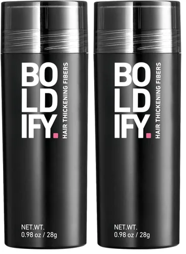 Vista 18 de BOLDIFY Fibras capilares para cabello fino, para mujeres y hombres, marrón Marrón cenizo