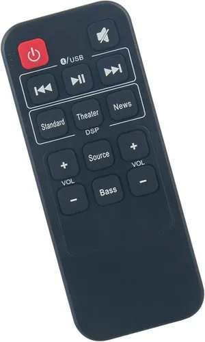 Vista 3 de RMT-HSB318 Control remoto de repuesto para Insignia Home Cinema Altavoces NS-HSB318 Soundbar Home Theater Speaker NSHSB318