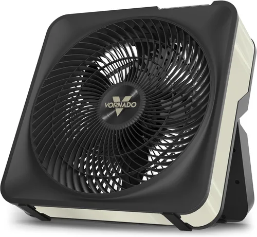Vista 7 de Vornado Modelo 80 Ventilador Eléctrico de Caja de Alta Velocidad con Rejilla Removible, 5 Ajustes de Velocidad, Flujo de Aire Potente, Circulación