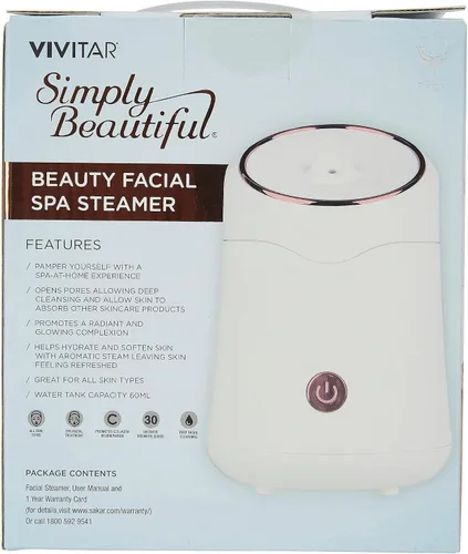 Vista 2 de Vivitar Belleza Facial Spa Vapor Talla única Blanco