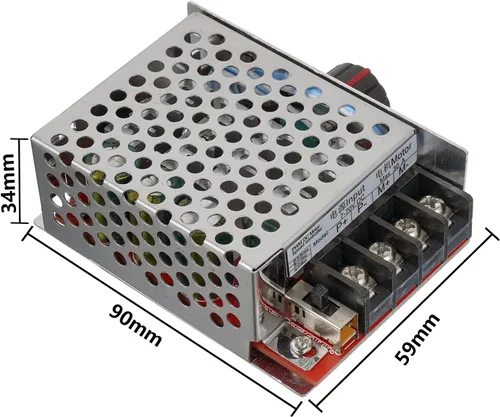Vista 6 de BOJACK Control del controlador de velocidad del motor de 7-70V PWM DC 30A