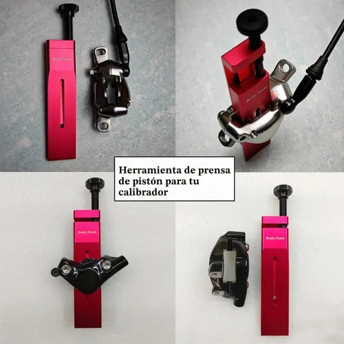 Vista 2 de Herramienta de freno para Sram, herramienta de prensa de pistón definitiva para bicicleta Sram Caliper, herramienta hidráulica de prensa de pistón