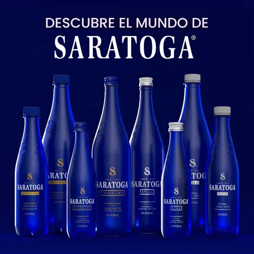 Vista 7 de Saratoga Agua natural de manantial – 12 oz (no carbonatada, paquete de 24) Botellas de agua, vidrio