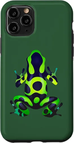 Vista 29 de Green & Black Poison Dart Frog Colored Exotic Amphibian Pet Case for iPhone 16