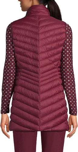 Vista 2 de Lands' End Chaleco ultraligero plegable para mujer