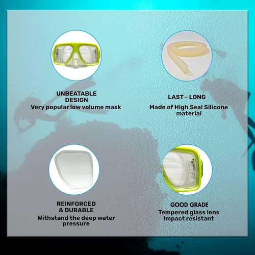 Vista 6 de H2Odyssey Alpha 2 - Máscara de buceo - Máscaras antivaho resistentes a los arañazos para esnórquel