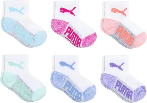 Vista 6 de PUMA Calcetines tobilleros para bebés (6 unidades)