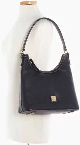 Vista 5 de Dooney & Bourke Pebble Grain Hobo - Bolso de hombro, Negro Negro