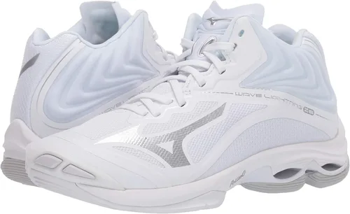 Vista 7 de Mizuno Wave Lightning Z6 - Zapatillas de voleibol para mujer, blanco, 12