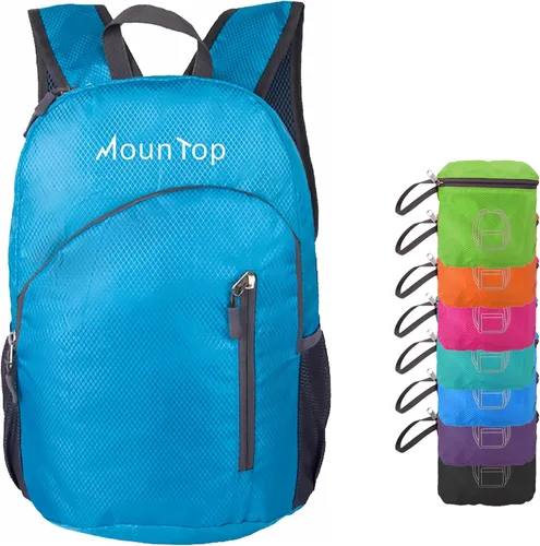 Vista 11 de MounTop Mochila resistente al agua plegable ligera al aire libre para viajes senderismo equitación