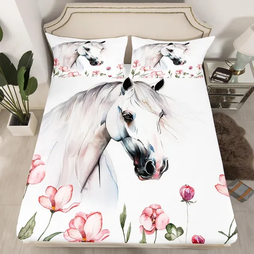 Vista 23 de Bonita sábana bajera ajustable para niños, tamaño individual, juego de ropa de cama rústica de pollo, decoración de dormitorio para niños y adultos