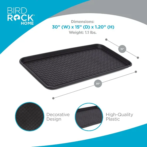 Vista 5 de Mejor de Internet Bandeja impermeable multiuso de polipropileno, 76 cm por 38 cm, rectangular