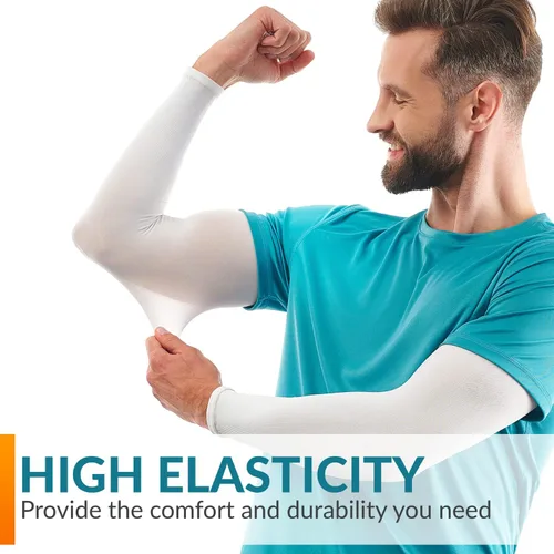 Vista 3 de KEMFORD Arm Sleeves for Men and Women Sun Protection Cooling UPF 50 Compression Basketball Running