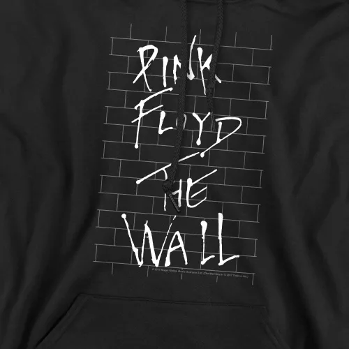 Vista 3 de Pink Floyd The Wall Album Rock Band - Sudadera con capucha negra