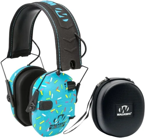 Vista 18 de Walker's Razor Slim - Protector auditivo electrónico para tiro (amplificación y supresión de sonido) con estuche protector
