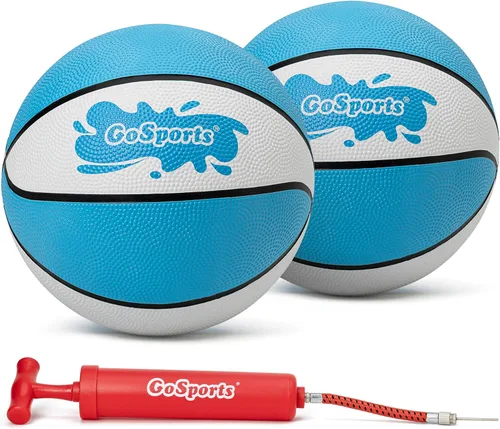 Vista 7 de GoSports Water Basketballs 2 Pack - Choose Between Size 3 and Size 6, Great for Swimming Pool Basketball Hoops