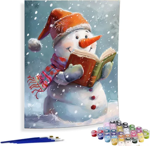 Vista 6 de Diymood Pintura por números para adultos, barco, pintura al óleo náutica acrílica por números, kits para niños y adultos principiantes