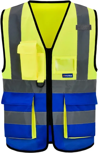 Vista 30 de XS Chaleco de seguridad negro para mujer XS