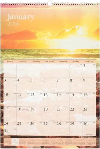 Vista 2 de AT-A-GLANCE Calendario mensual de pared 2016, escénico, 15-1/2 x 22-3/4 pulgadas (DMW201-28)
