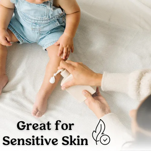 Vista 2 de Roe Wellness - Loción hidratante para bebés sin fragancia Ideal para pieles sensibles Loción hidratante ligera Para bebés, bebés, niños y más