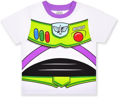 Vista 9 de Disney Toy Story Woody and Buzz Lightyear - Conjunto de camiseta y pantalones de manga corta para niños pequeños