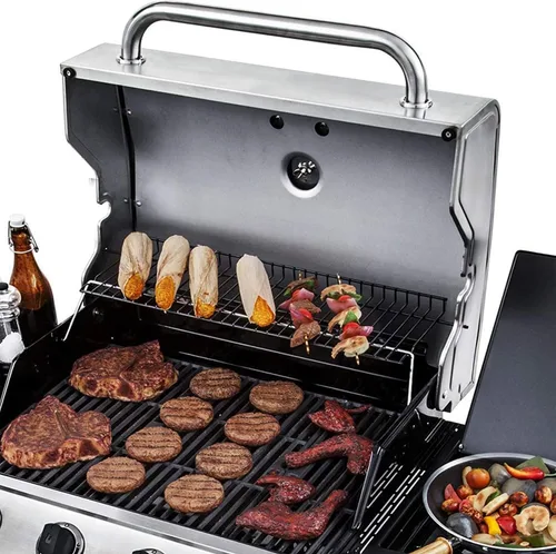 Vista 7 de G460-0500-W1 463344116 rejas piezas de repuesto para rejillas de parrilla Charbroil Advantage 463343015 463344015 463343819 463371719 463672416