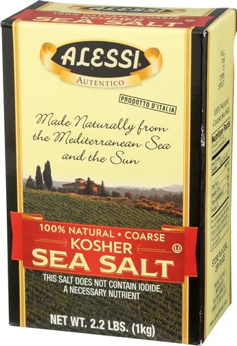 Vista 5 de Alessi Sal marina Kosher, 36.79 oz