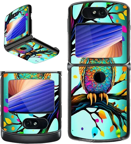 Vista 39 de Rossy Funda para Motorola RAZR 5G, para Moto RAZR 5G, funda delgada y ligera de policarbonato duro a prueba de golpes para Motorola Moto RAZR 5G