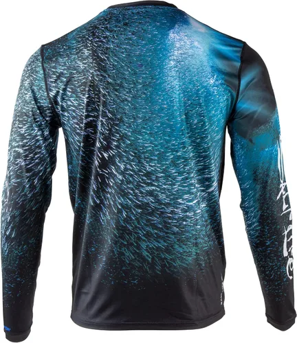 Vista 2 de Salt Life Men's Hole in The Wall SLX Long Sleeve Classic Fit Shirt