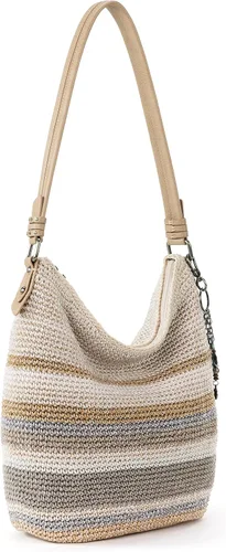 Vista 2 de The Sak Sequoia Hobo - Bolso de ganchillo a mano, silueta suave y holgada, diseño atemporal y elevado