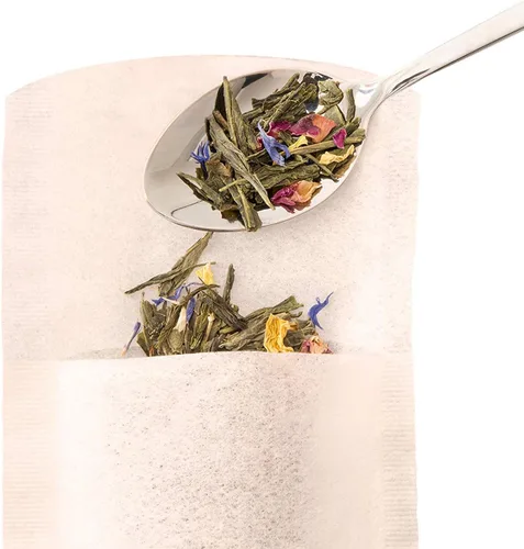 Vista 2 de Paquete de 4 bolsas de filtro de té desechables grandes finum de 100