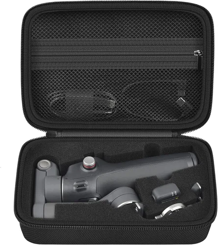 Vista 11 de Comecase Osmo Mobile 8/7P - Funda compatible con DJI OM 8/OM 7 Pro/7 Gimbal Stabilizer, bolsa de viaje con bolsillo de malla y acolchado de esponja