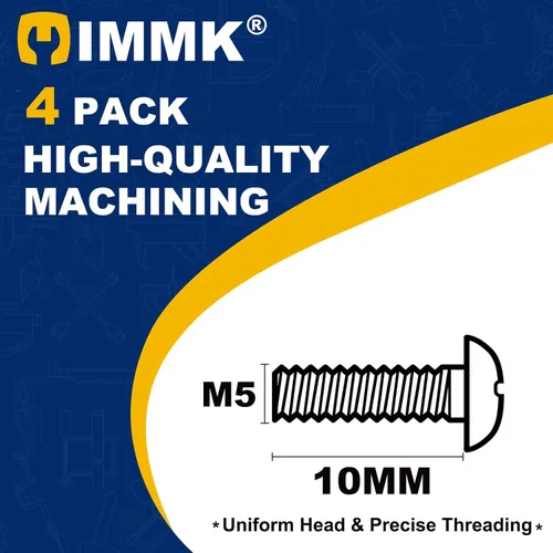 Vista 2 de Kit de tornillos para matrícula compatible con tornillos de matrícula BMW/Tesla, cabeza de máquina Phillips 18-8, óxido negro de acero inoxidable