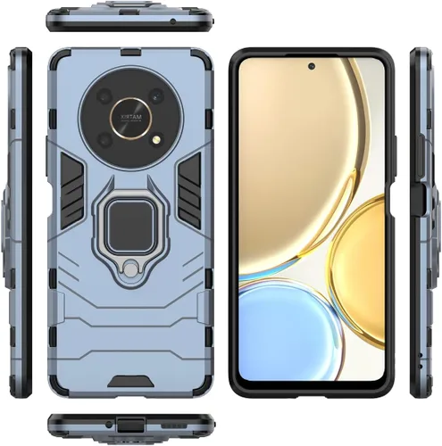 Vista 23 de Funda para Samsung Galaxy A04 4G, carcasa con soporte para Samsung SM-A045F/DS Galaxy A04 4G / SM-A045M/DS SM-A045F SM-A045M, color negro