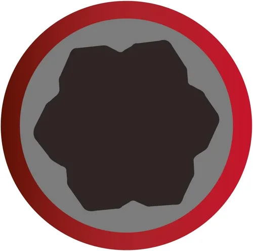 Vista 5 de Tuerca protectora de rueda de 1/2" – Tuerca de llanta convexa de cabeza de flor de 0.669 in