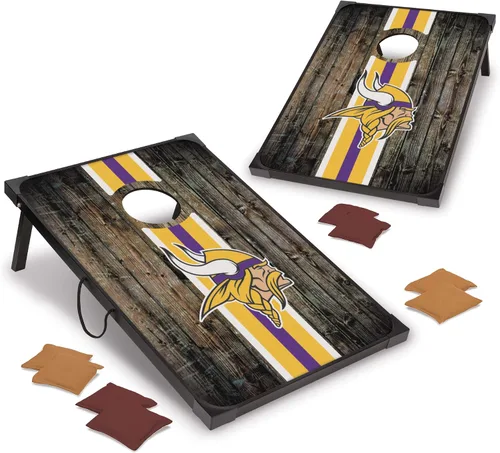 Vista 10 de Wild Sports - Set Deluxe para Jugar Cornhole con Tablero de MDF de 2 x 3 Pies - Incluye Esquinas y Delantales